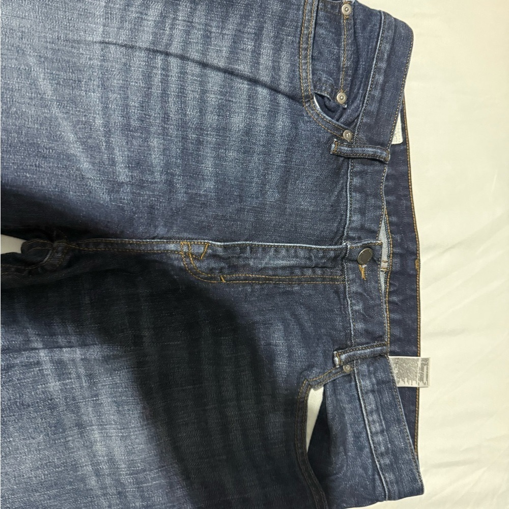 Banana Republic Men's Relaxed Fit Dark Blue Jeans - Picture 2 of 4